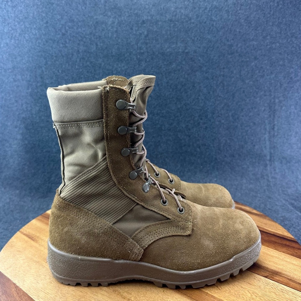 US Military McRae Coyote Men's Sz 6.5W Hot Weather Combat Boots Vibram Tactical